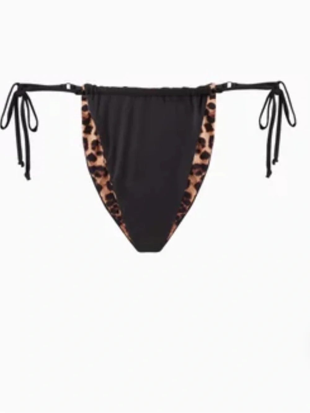 Good American Hi Hi Tanga reversible bikini Bottom in Nylon